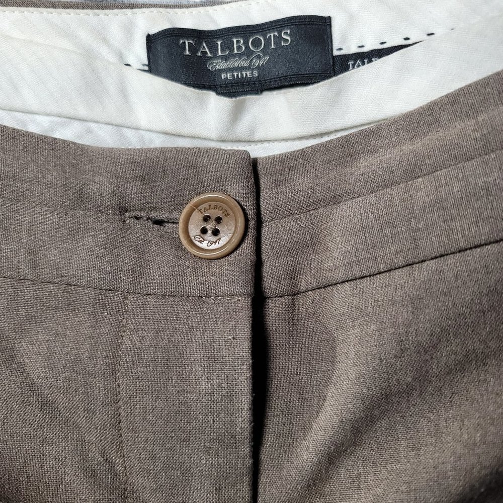 Talbots Petite Signature Boot Work Pant Trouser Women's 14P - Picture 3 of 3
